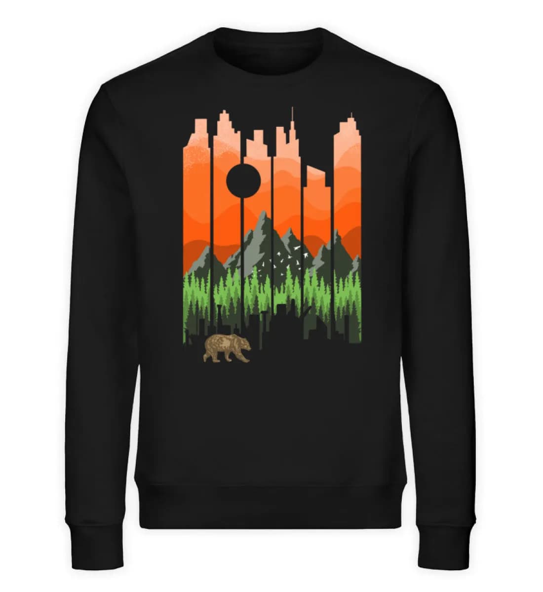 Nature Landscape Sunset - Unisex Bio Sweatshirt