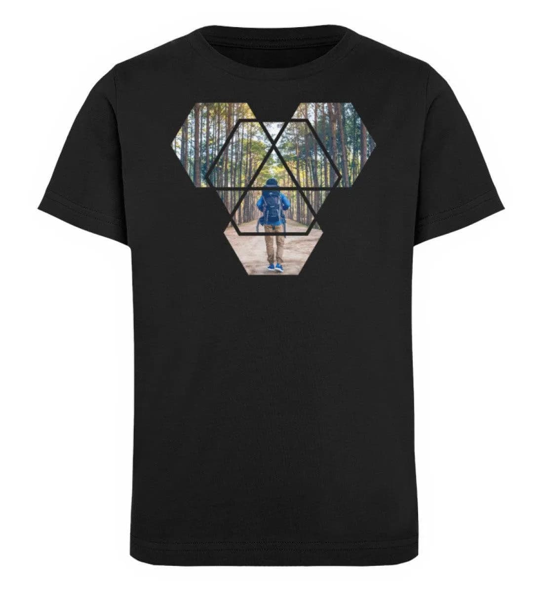 Hexagone Wandern - Kinder Bio T-Shirt
