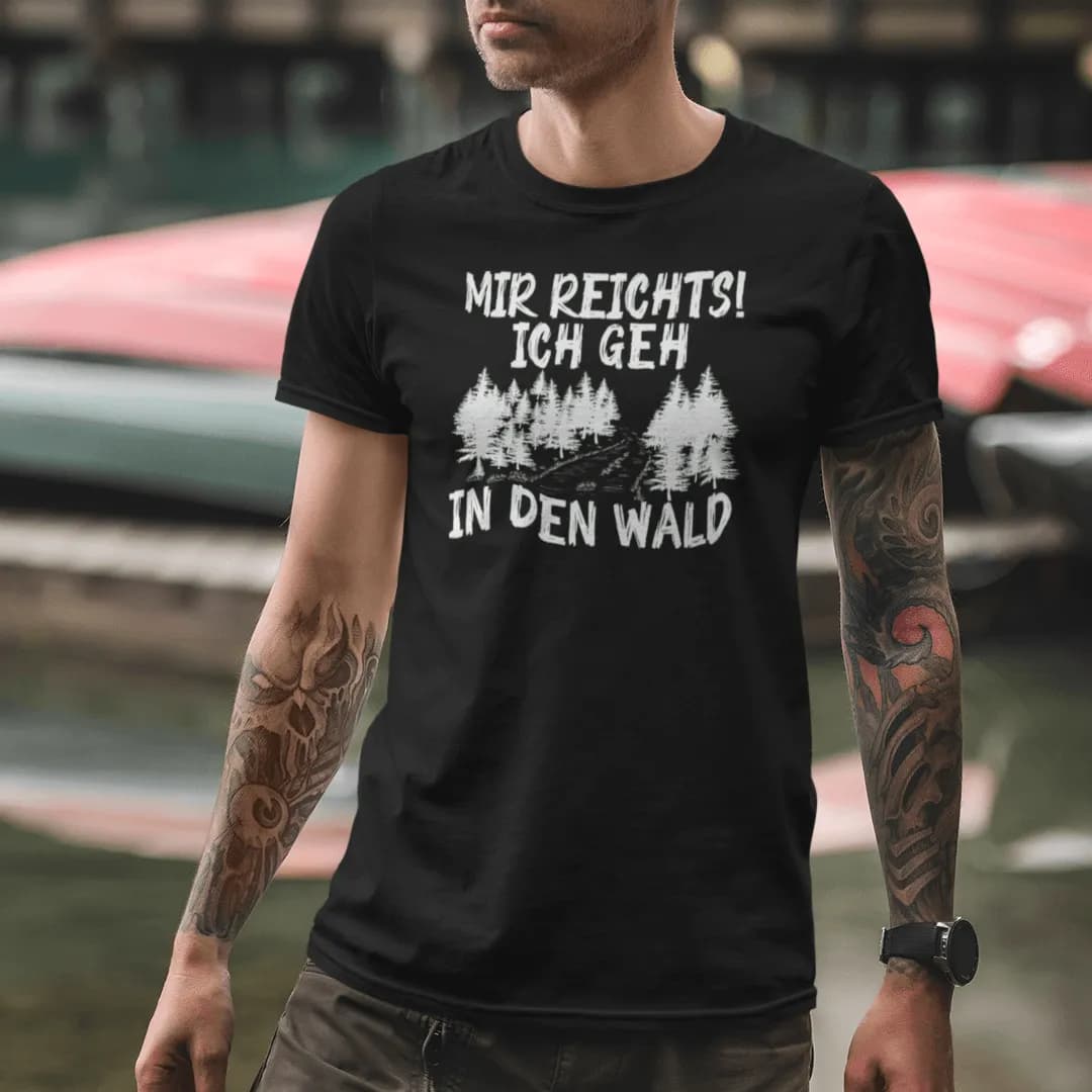 Mir reichts Wald 2 - Herren Premium Bio Shirt