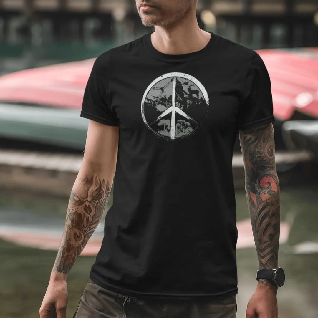 Peace of the Forest - Herren Premium Bio Shirt