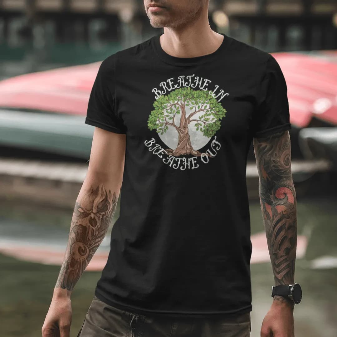 Breathe In - Herren Premium Bio Shirt