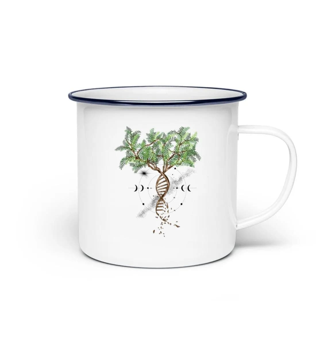 Tree DNA - Emaille Tasse