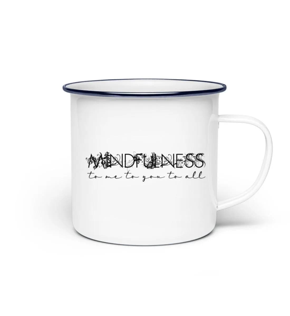 Mindfulness - Emaille Tasse