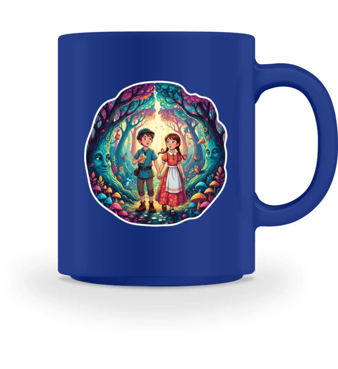 Hänsel und Gretel verloren im Wald  - Tasse