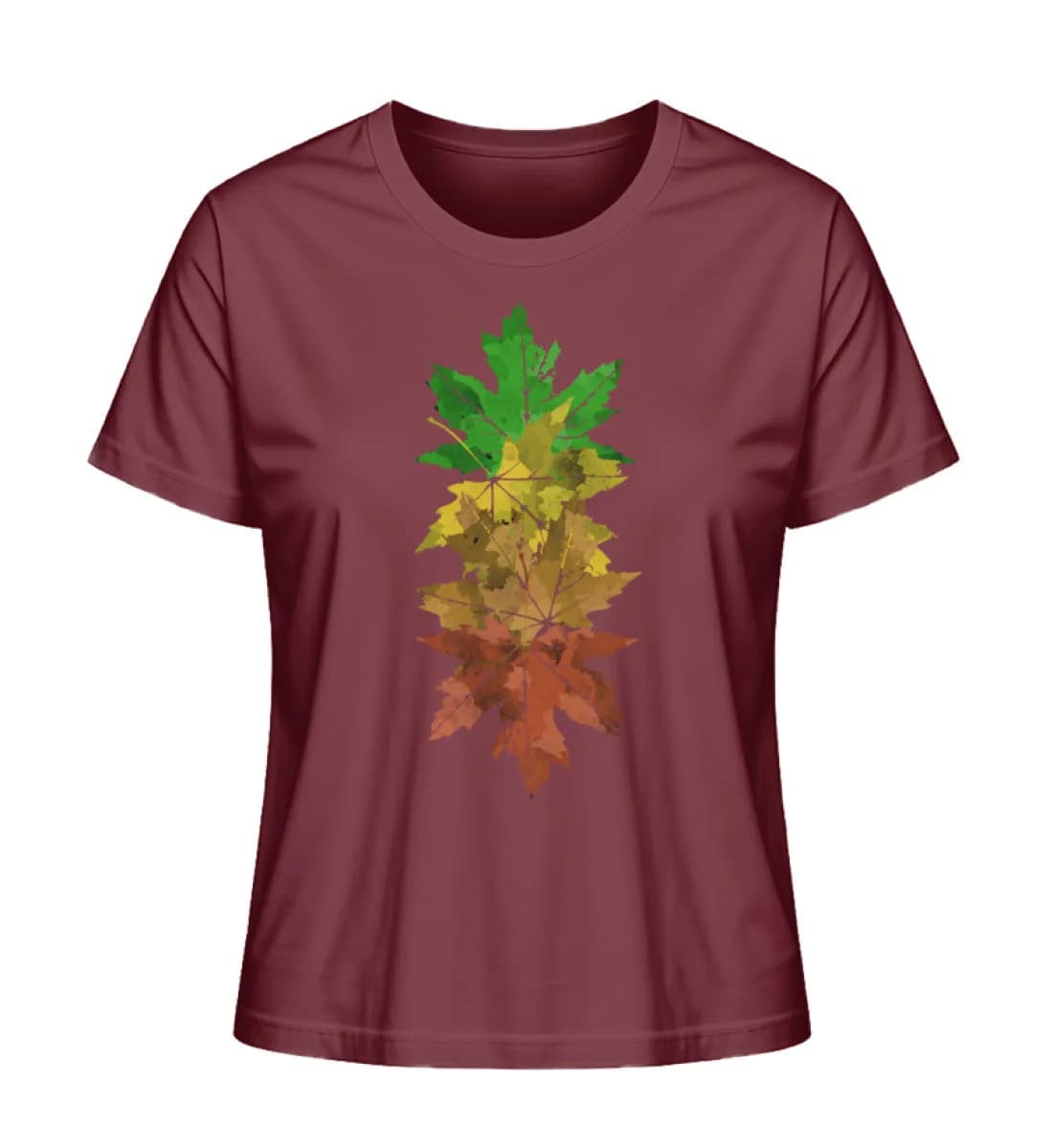 Ahornblätter - Damen Premium Bio Shirt