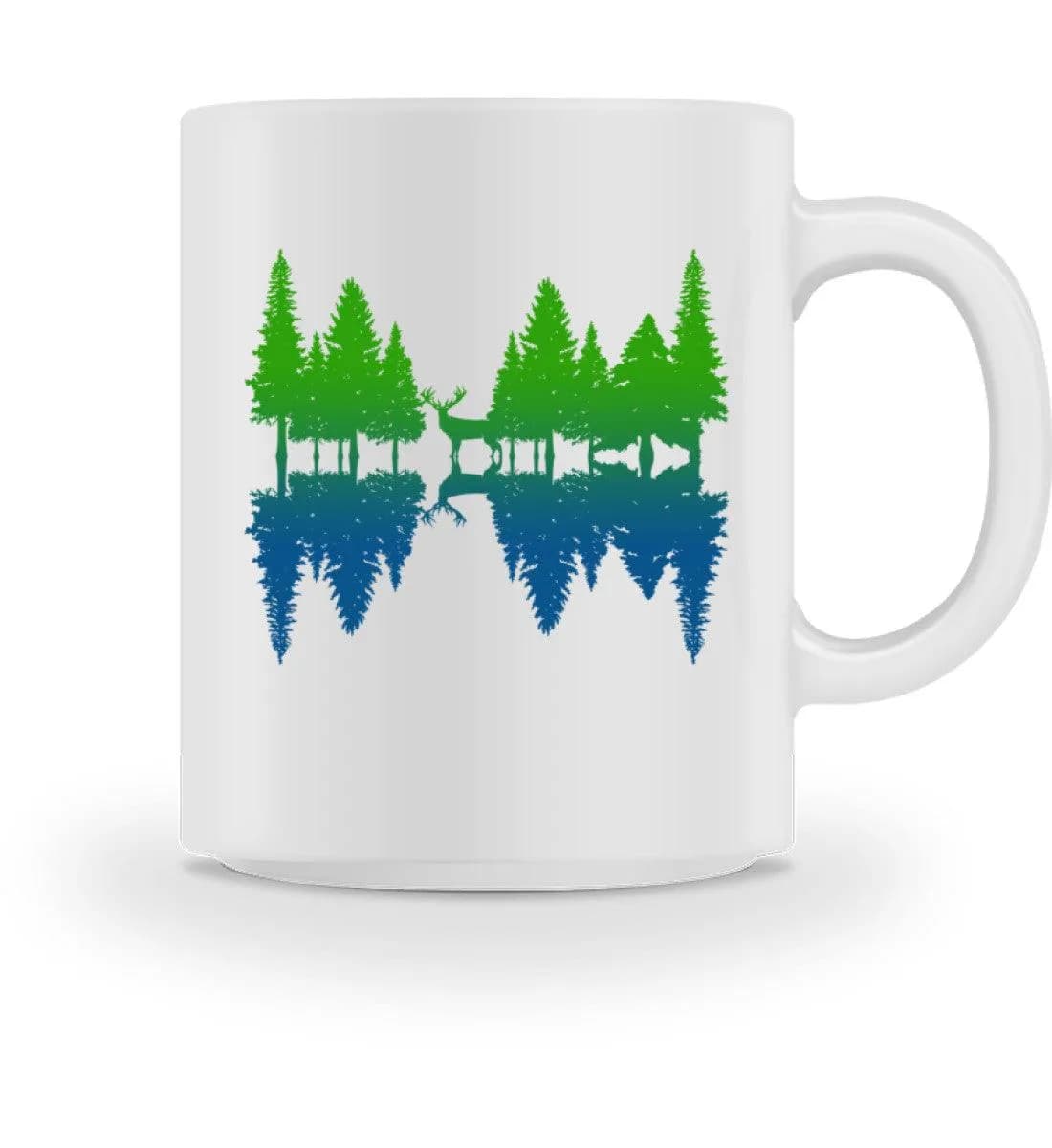 Wald Spiegelung - Tasse
