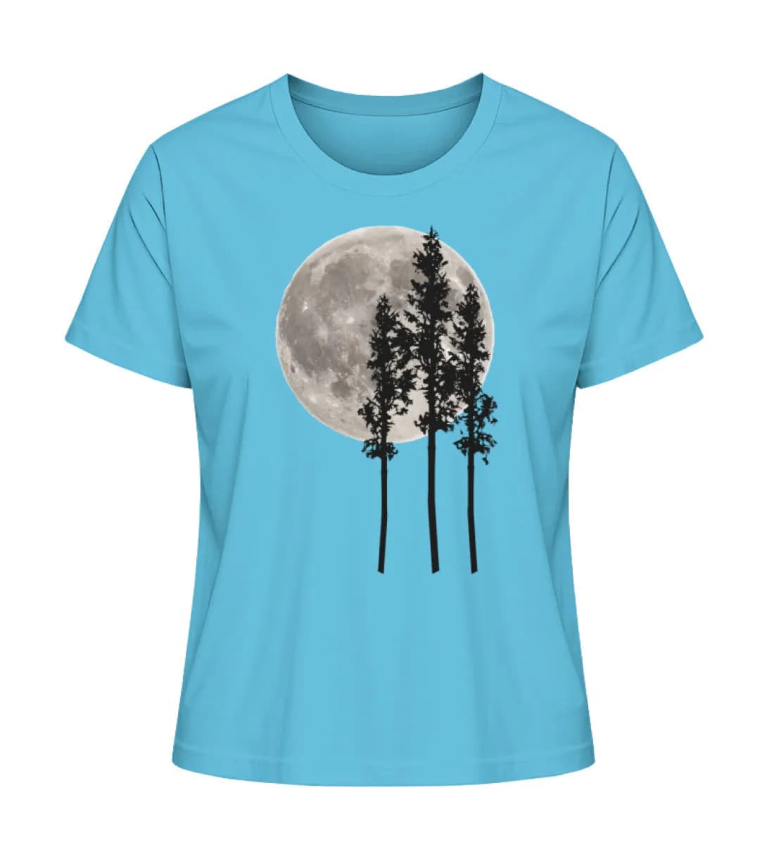Drei Bäume im Vollmond - Damen Premium Bio Shirt