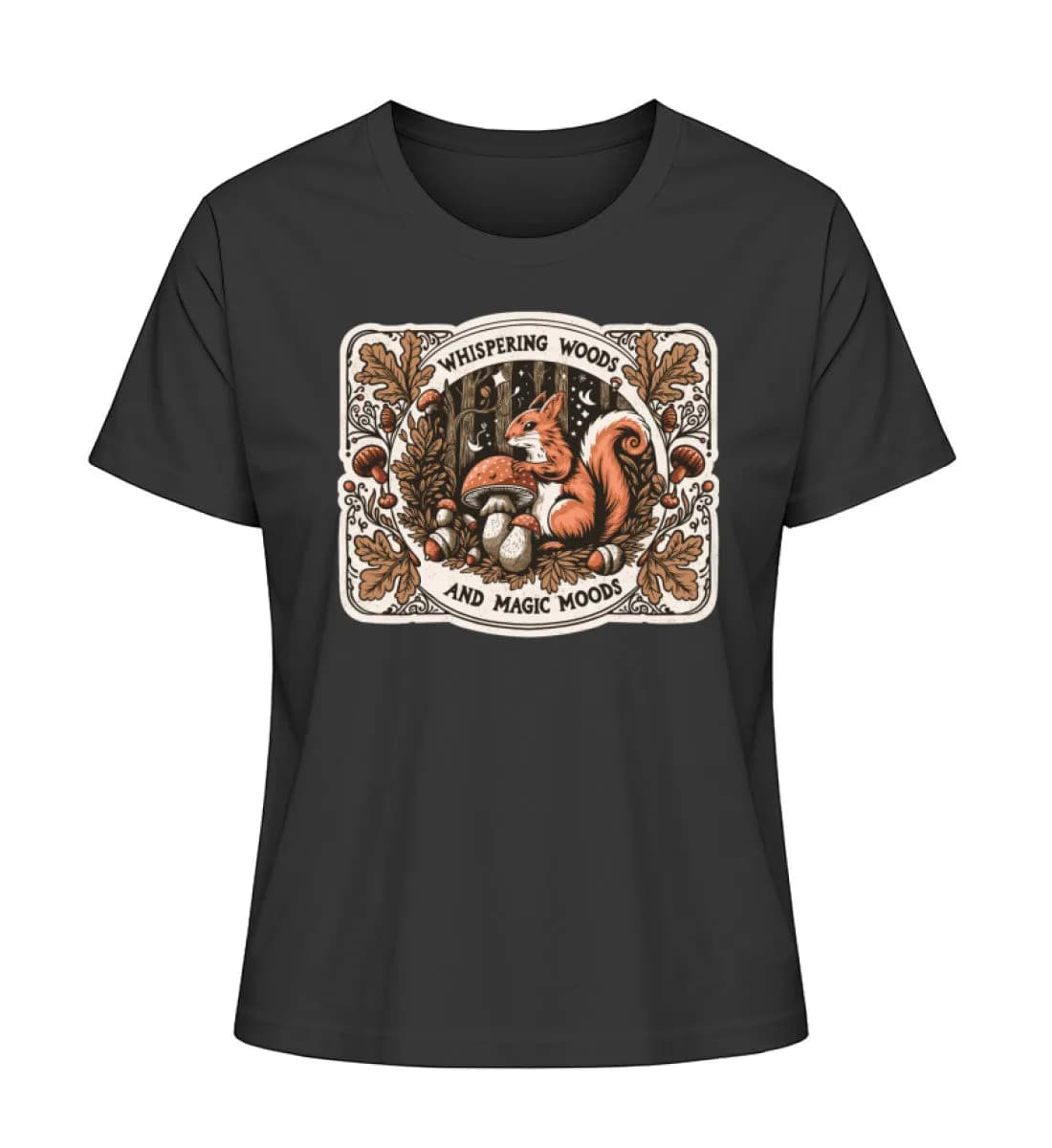 Whispering Woods Squirrel - Damen Premium Bio Shirt