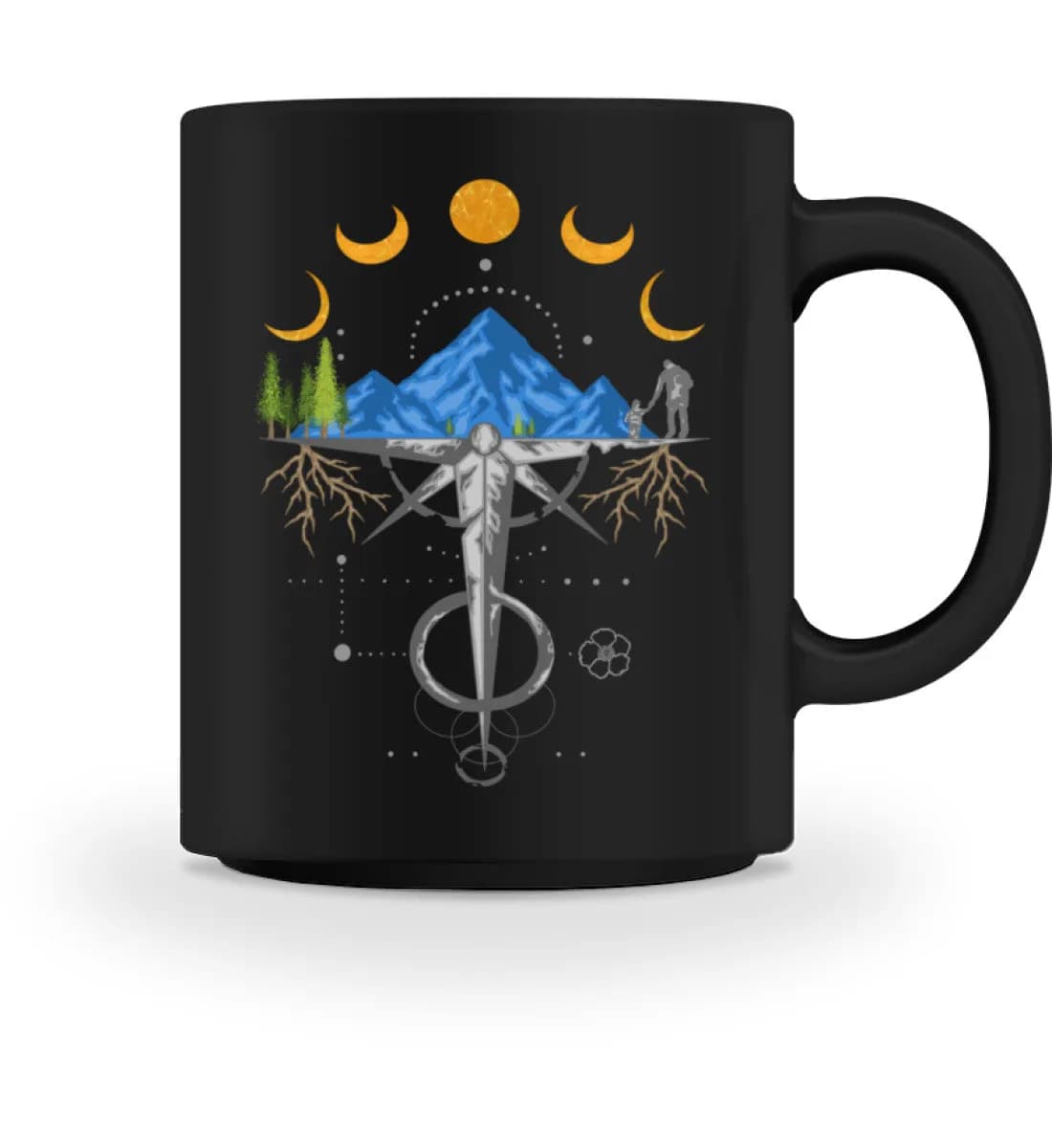 Harmonie der Berge - Tasse