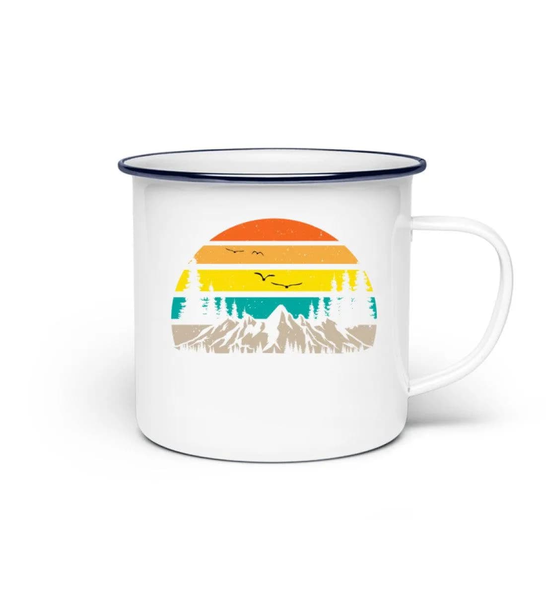 Retroberge - Emaille Tasse