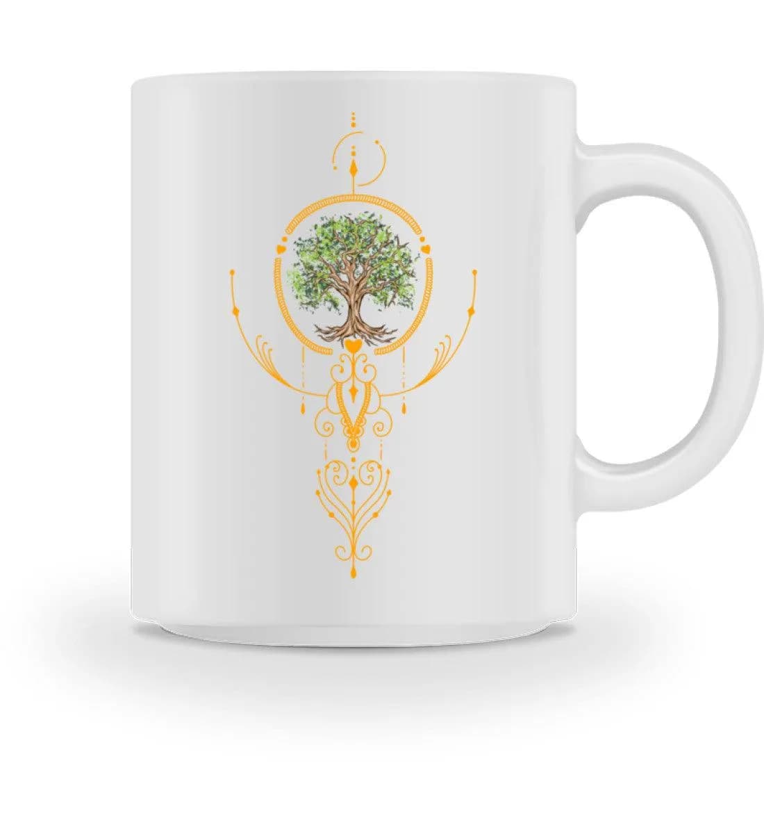 Baum mit Ornamenten - Tasse