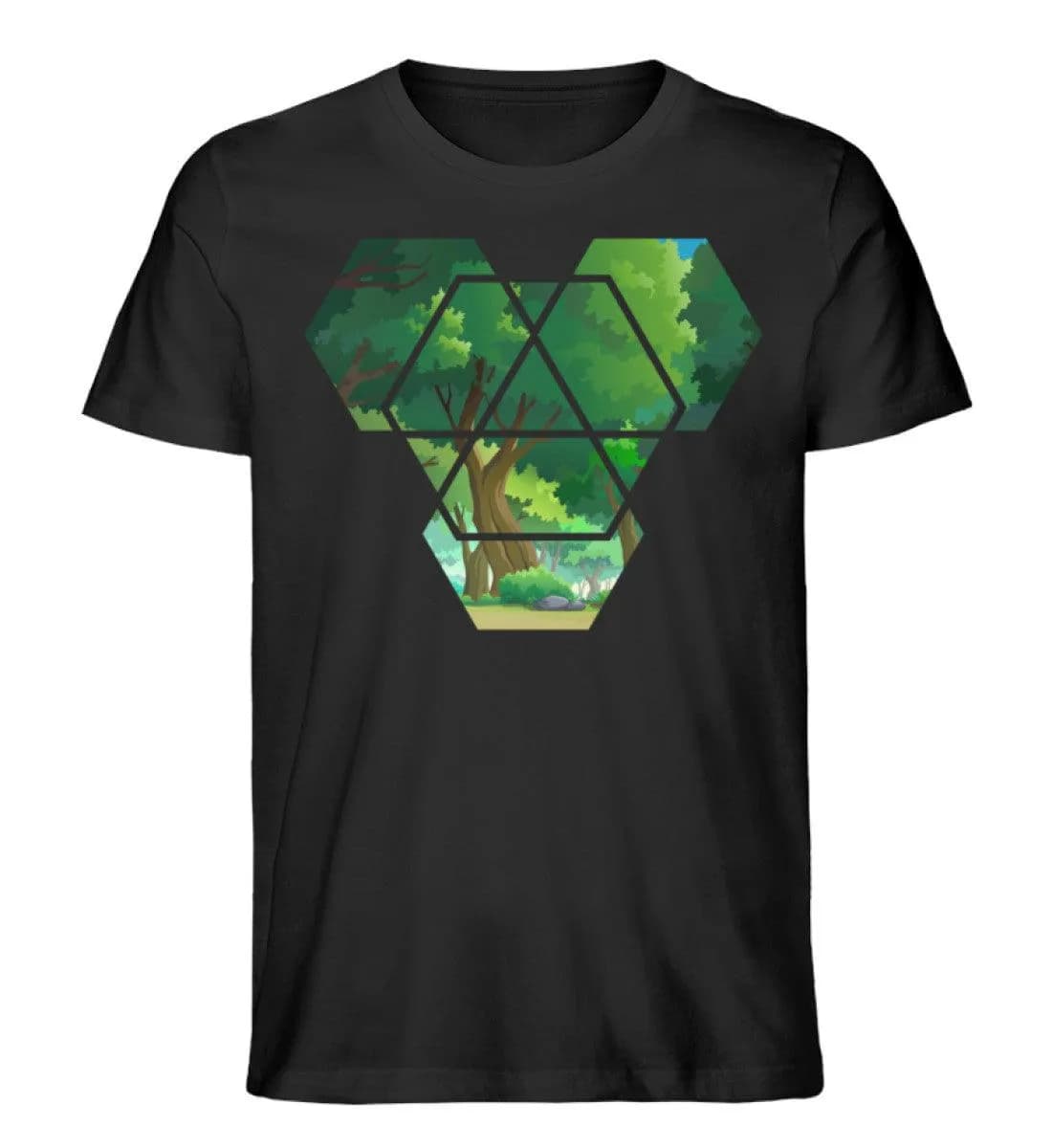 Hexagone Wald - Herren Premium Bio Shirt