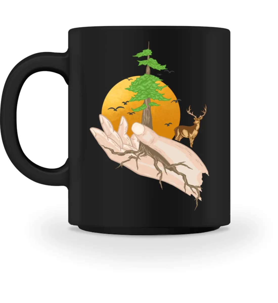 Root hands - Tasse