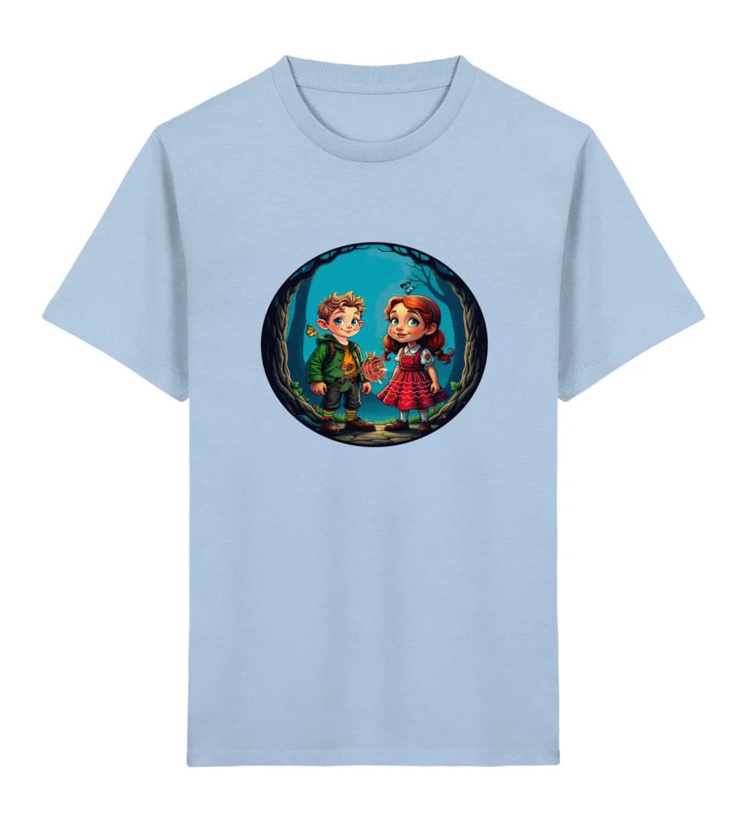 Hänsel und Gretel - Zwischen Bäumen  - Kinder Bio T-Shirt