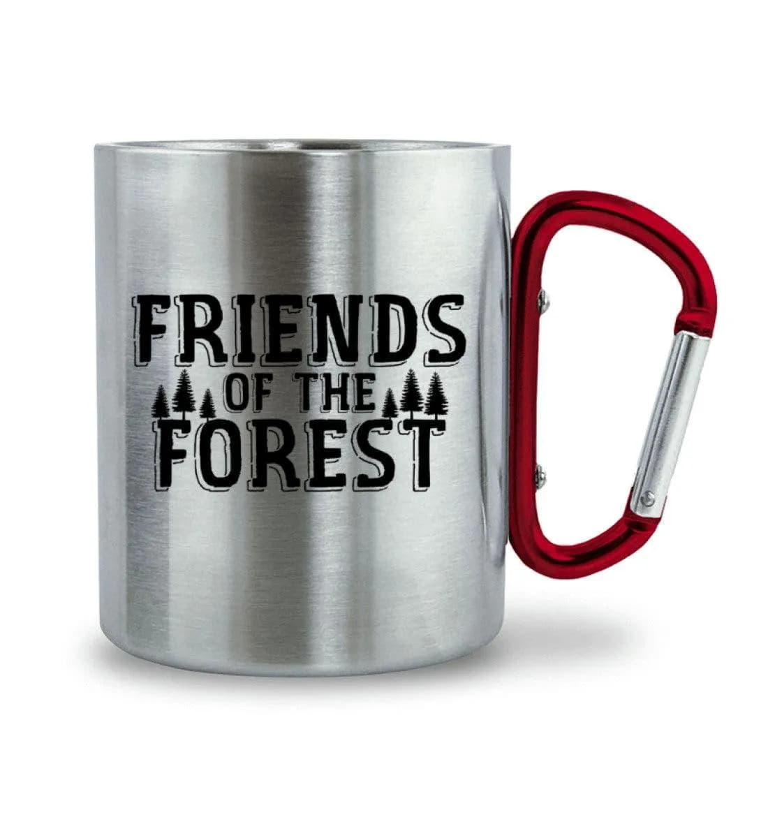 Friends of the forest - Edelstahltasse mit Karabinergriff