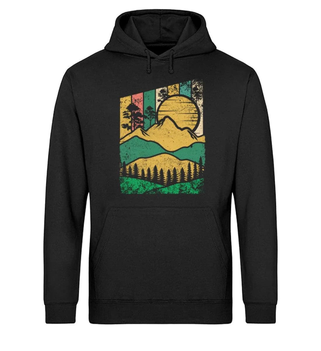 Berg Wald Sonne - Unisex Basic Bio Hoodie