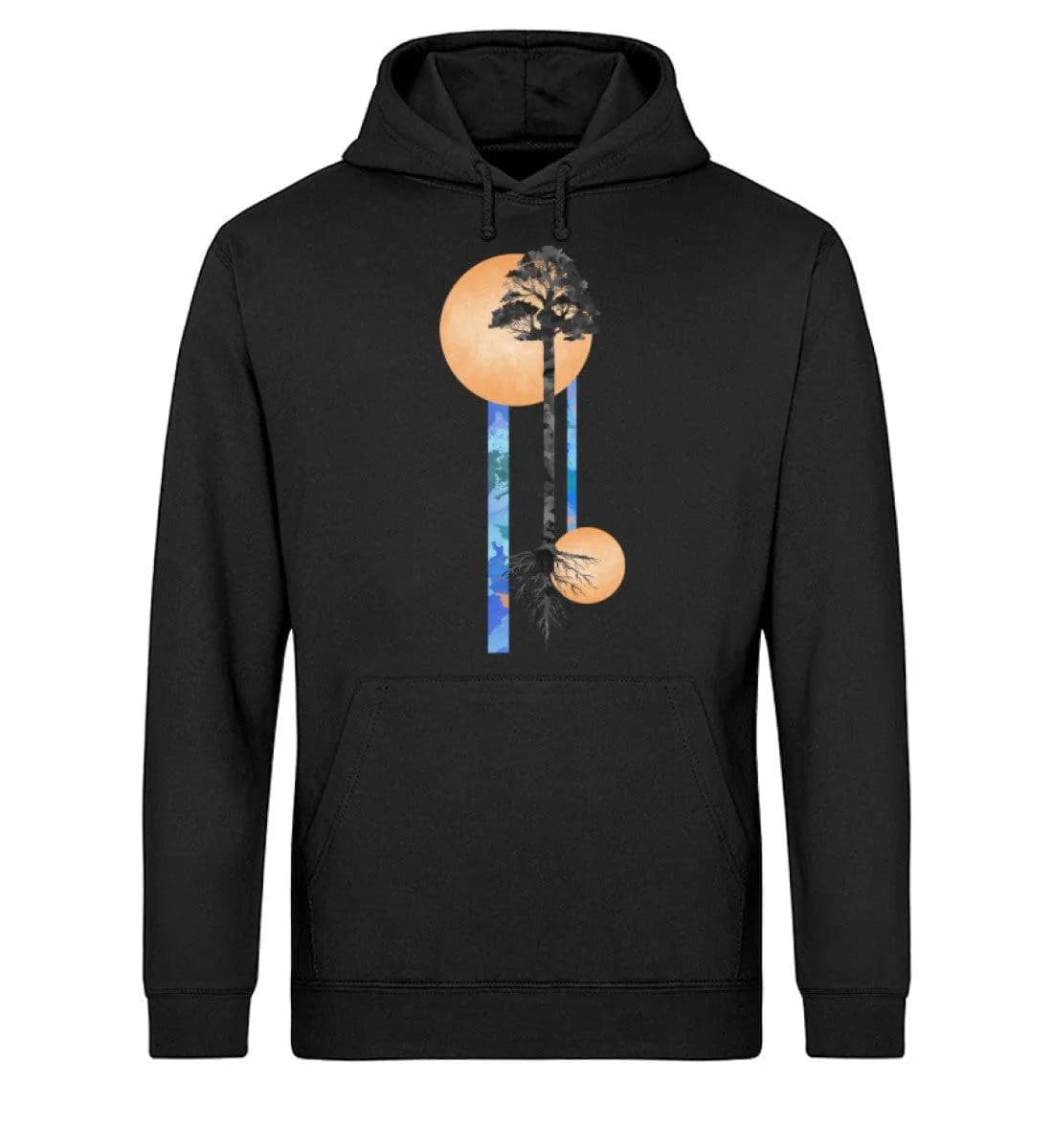 Long Watercolor tree - Unisex Basic Bio Hoodie