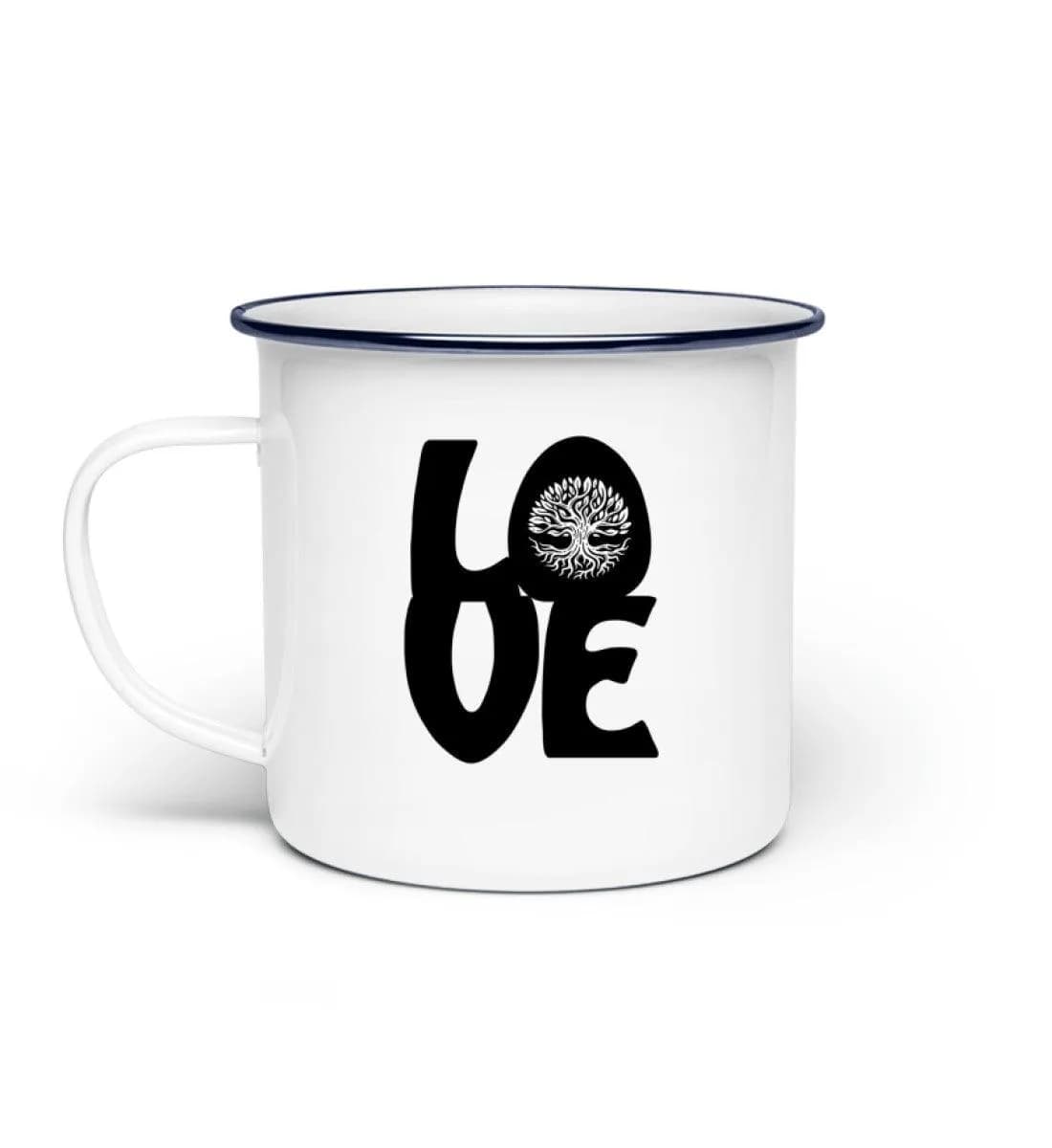 Love Tree - Emaille Tasse