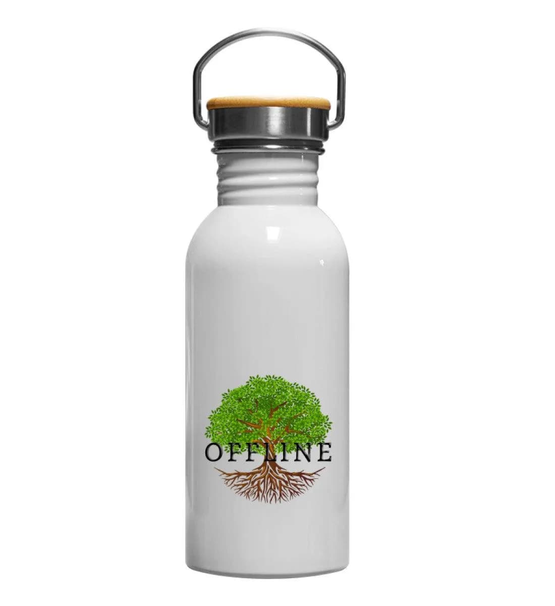 Offline Tree - Edelstahl Trinkflasche