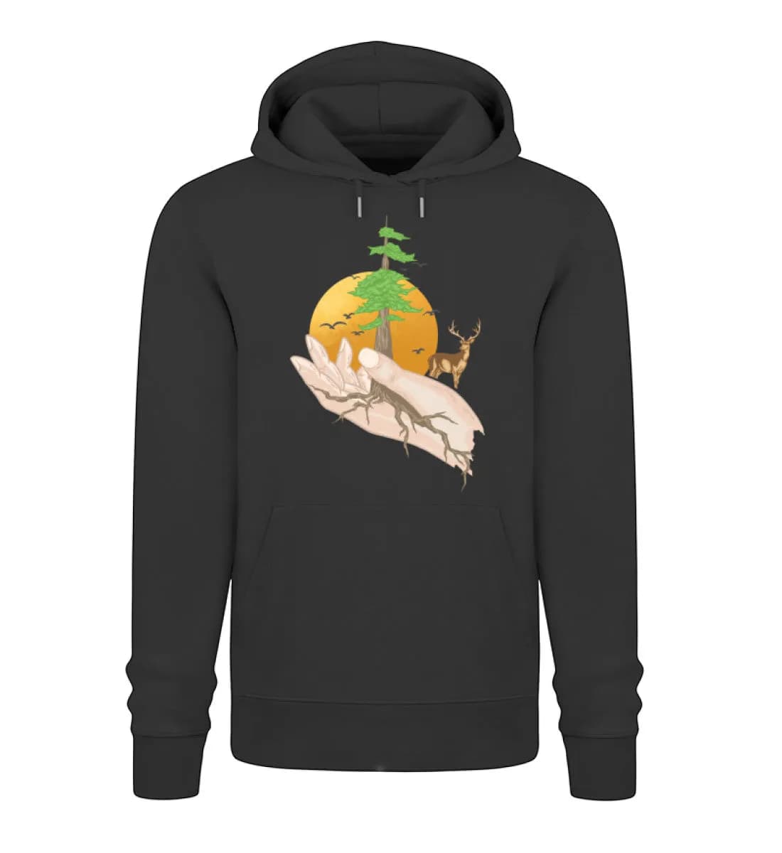 Root hands - Unisex Premium Bio Hoodie