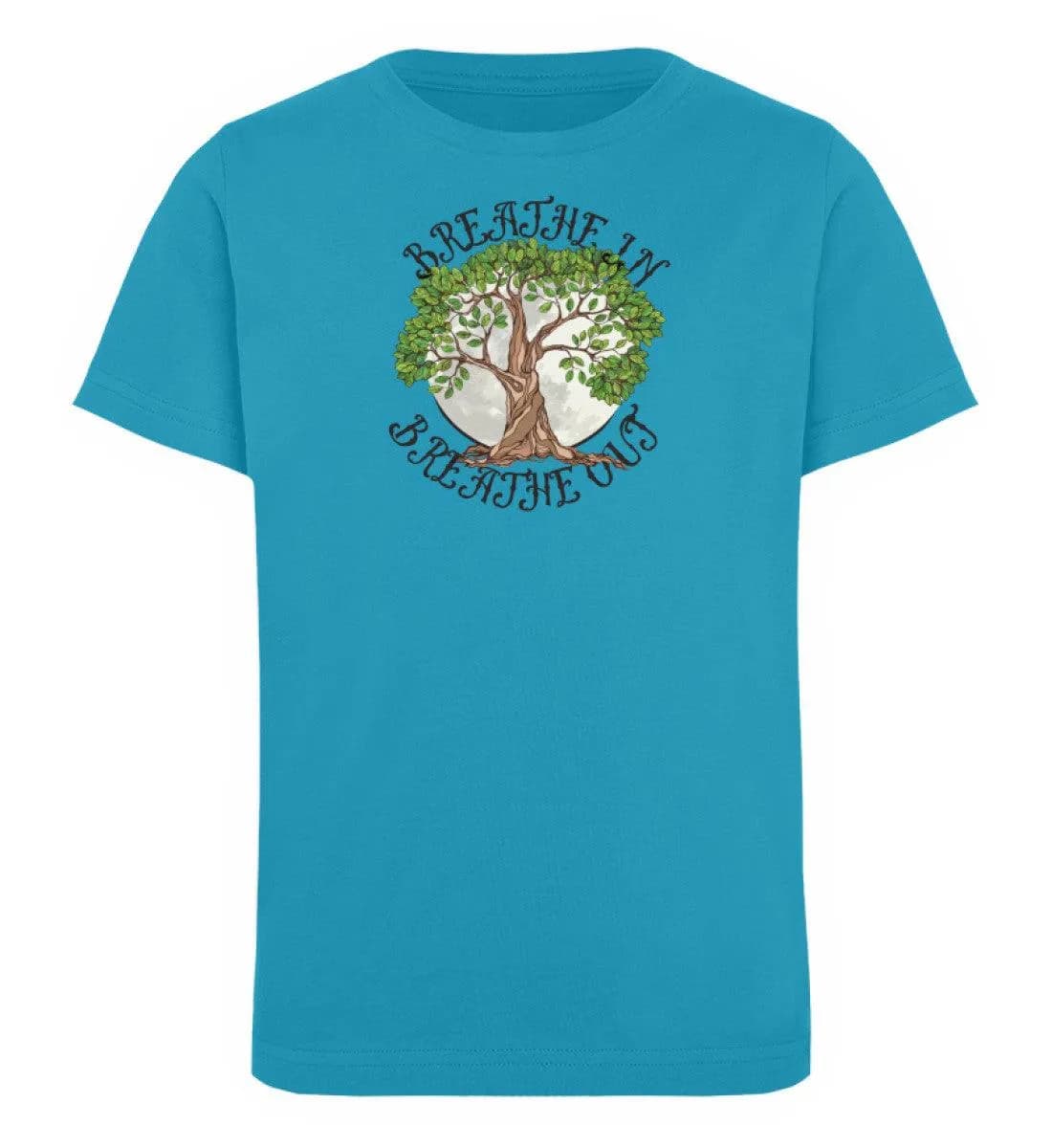 Breathe In weiß  - Kinder Bio T-Shirt