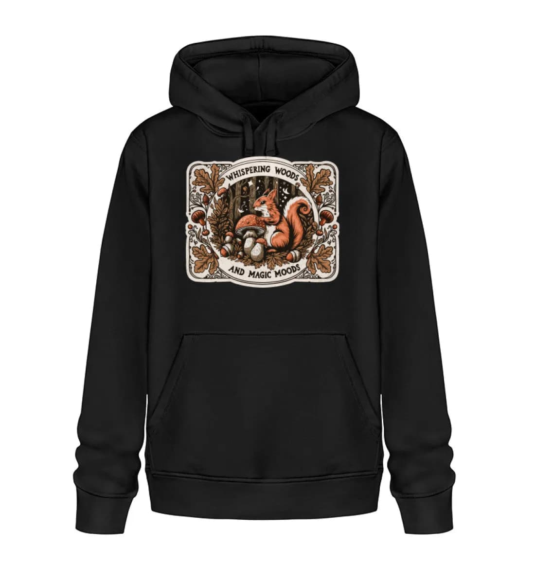 Whispering Woods Squirrel - Unisex Basic Bio Hoodie