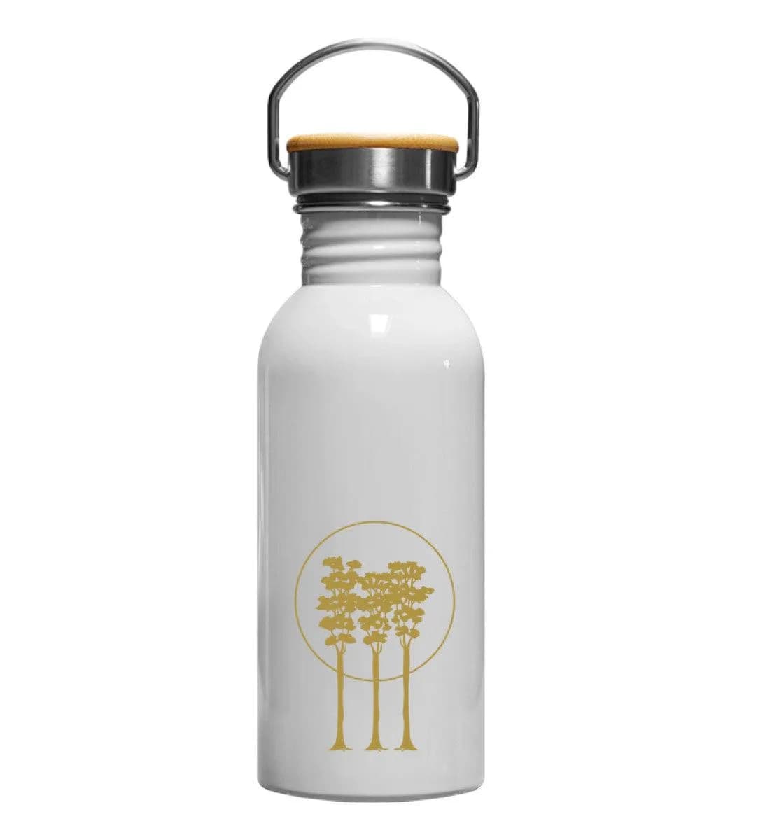3 golden Trees - Edelstahl Trinkflasche