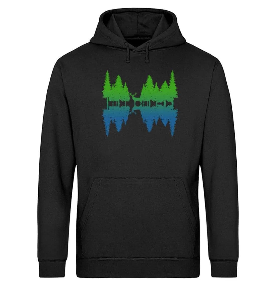 Wald Spiegelung - Unisex Basic Bio Hoodie