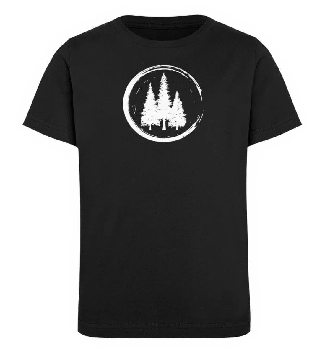 Drei Bäume im Kreis  - Kinder Bio T-Shirt
