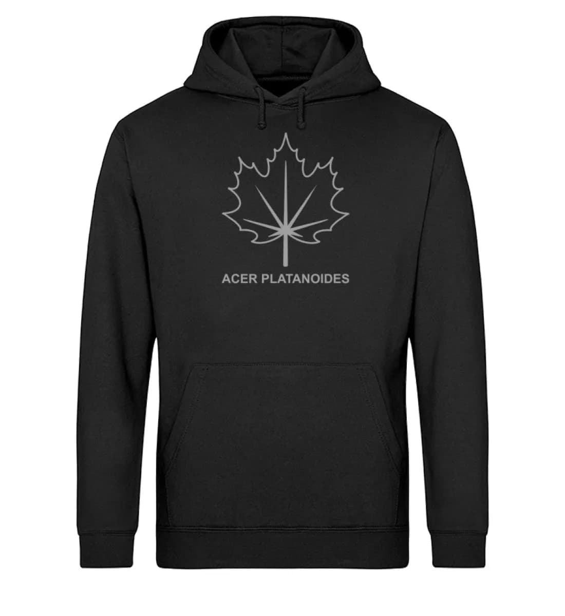 Spitzahornblatt Linien - Unisex Basic Bio Hoodie