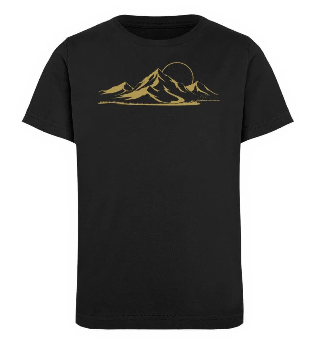 Berglandschaft gold - Kinder Bio T-Shirt