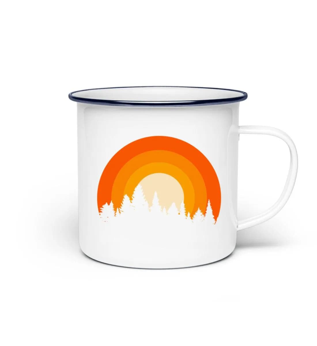 Retrowald - Emaille Tasse