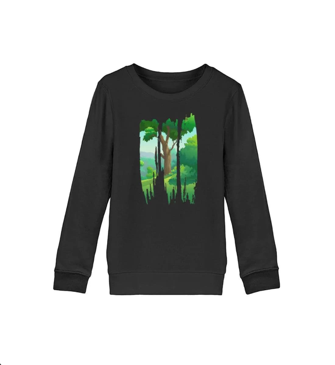 Lovely Nature Brush Landscape - Kinder Bio Sweatshirt