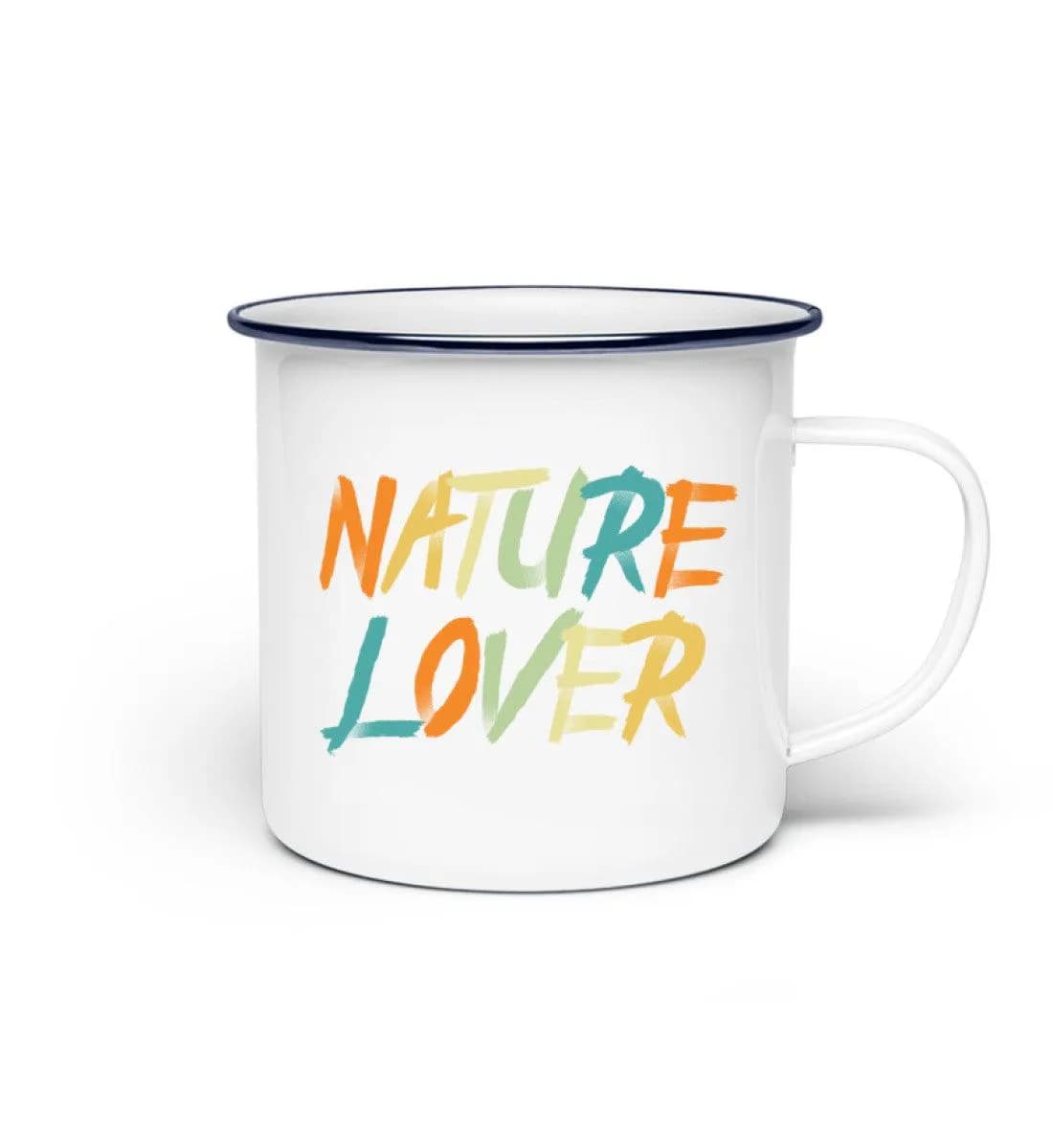 Nature Lover - Emaille Tasse