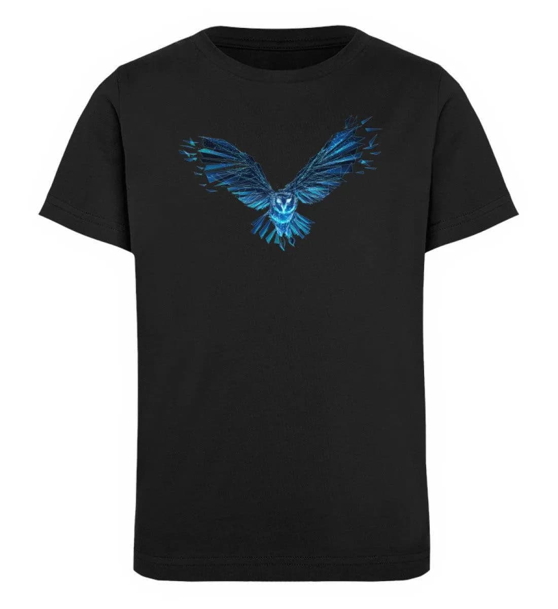 Blaue Eule  - Kinder Bio T-Shirt