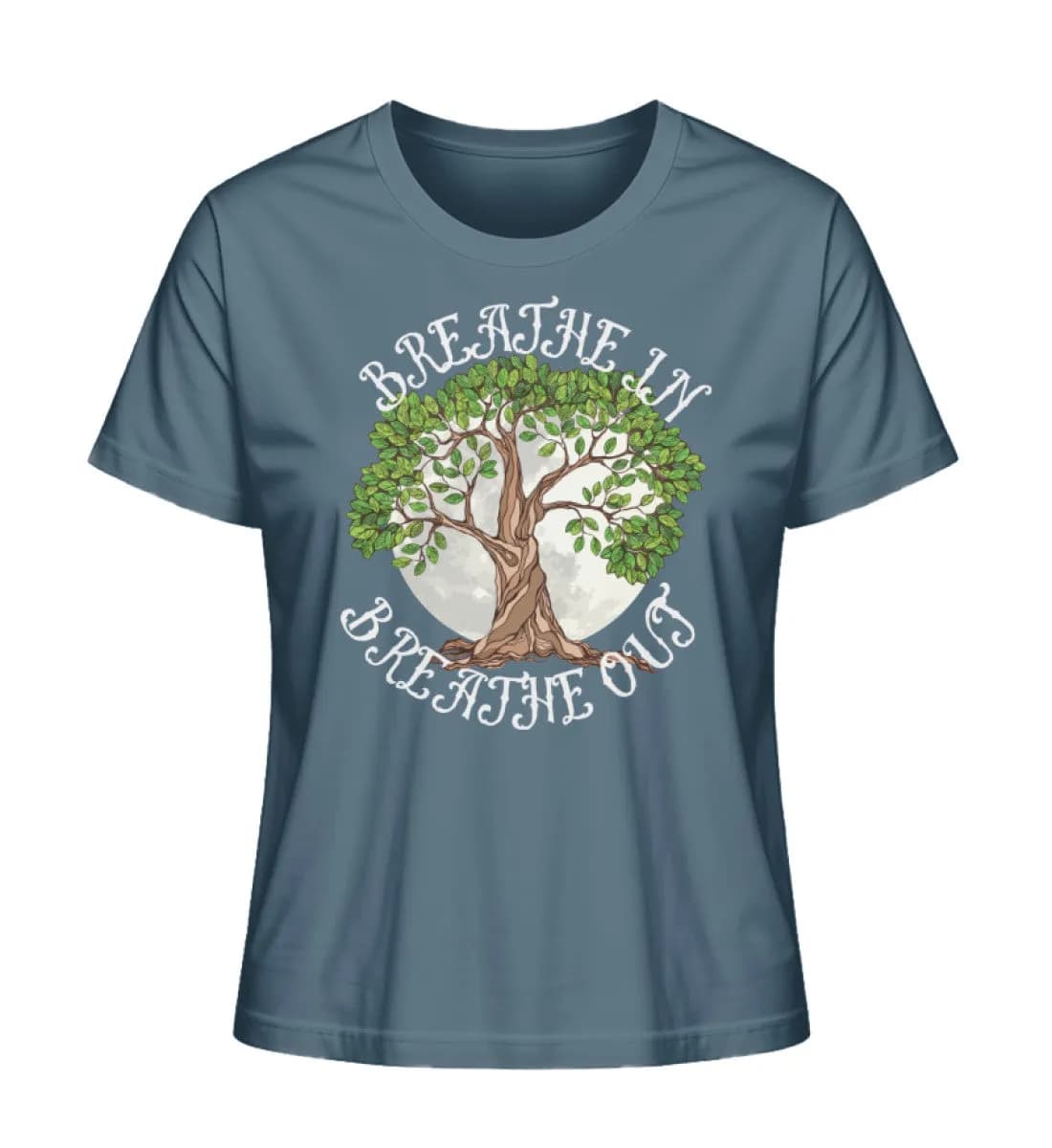 Breathe in - Damen Premium Bio Shirt