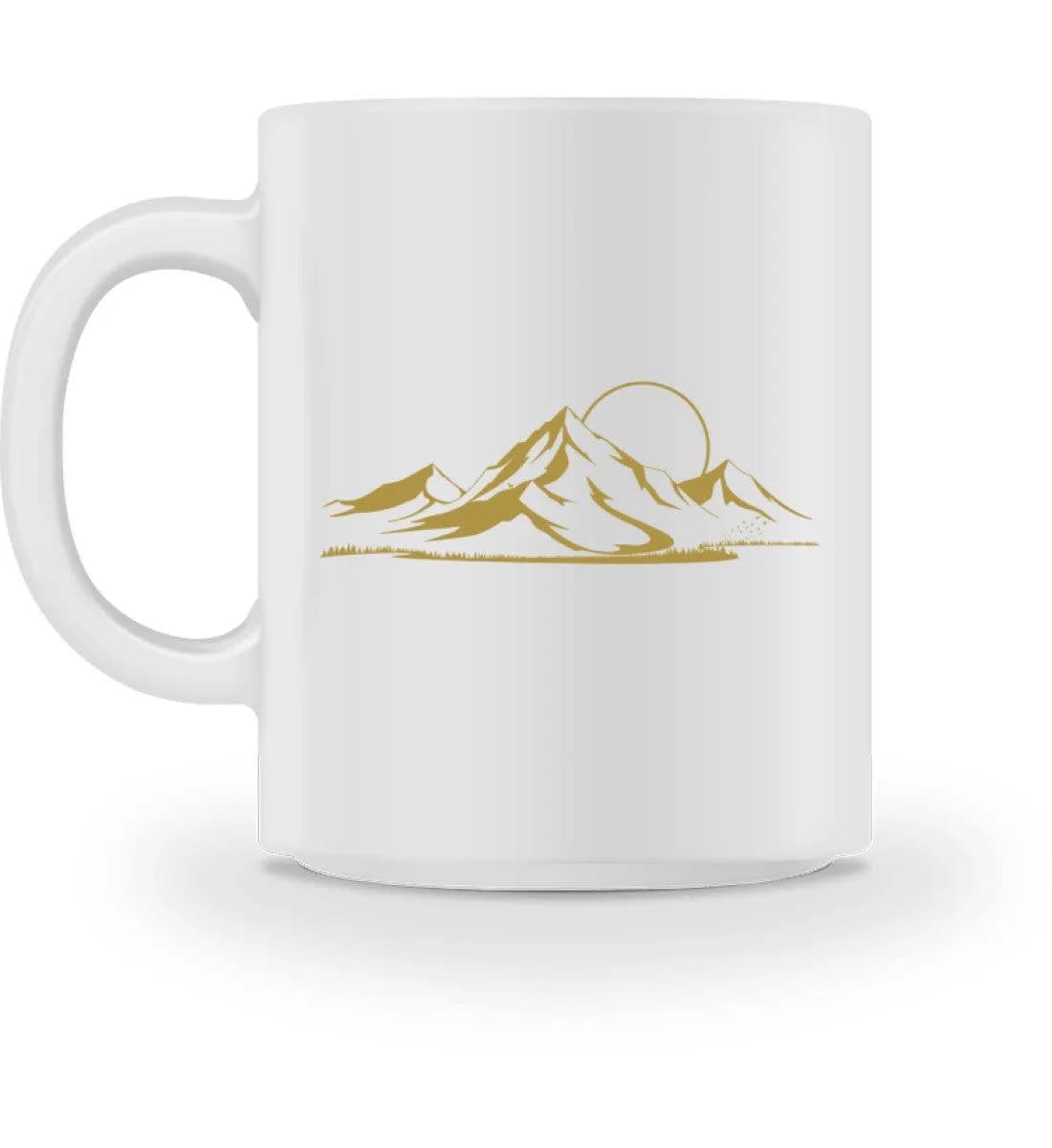 Berglandschaft gold - Tasse