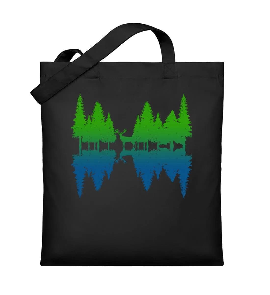 Wald Spiegelung - Organic Jutebeutel