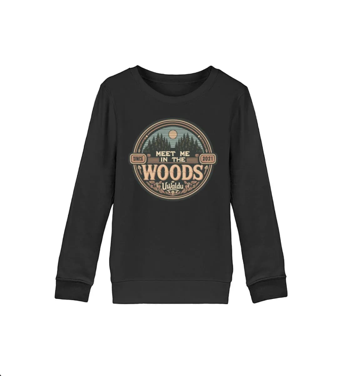 Meet me in the Woods round - Kinder Bio Sweatshirt