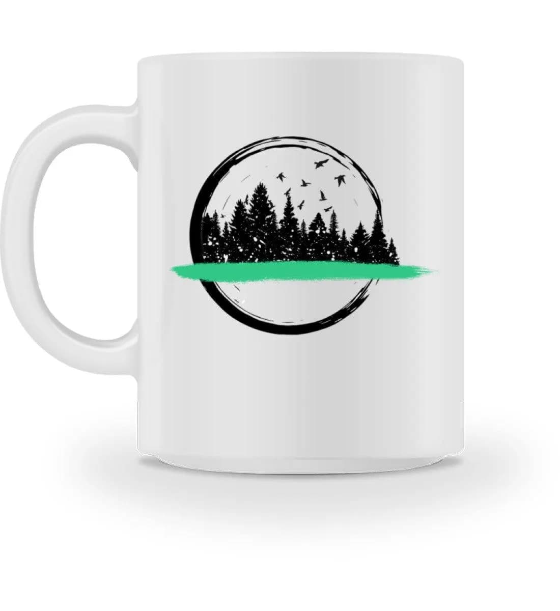 Wald im Kreis - Tasse