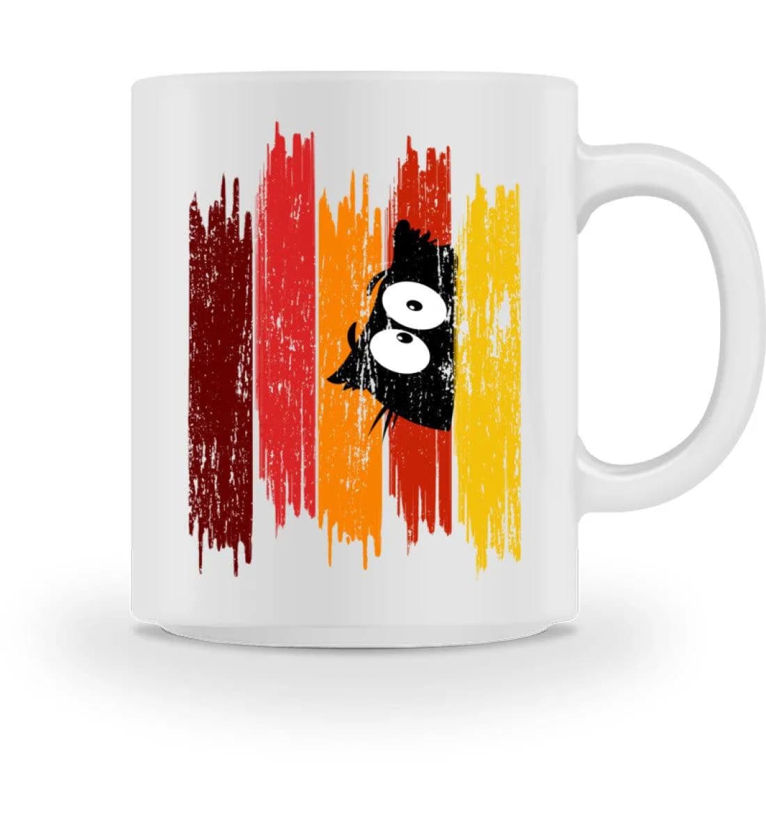 Owl Brushstroke - Tasse