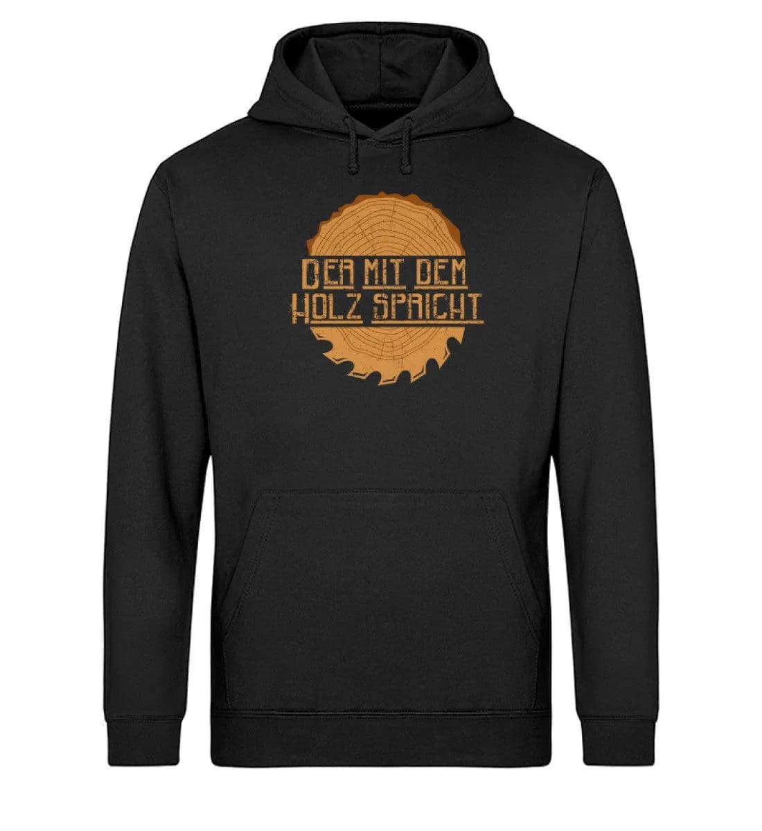 Der mit dem Holz spricht - Unisex Basic Bio Hoodie