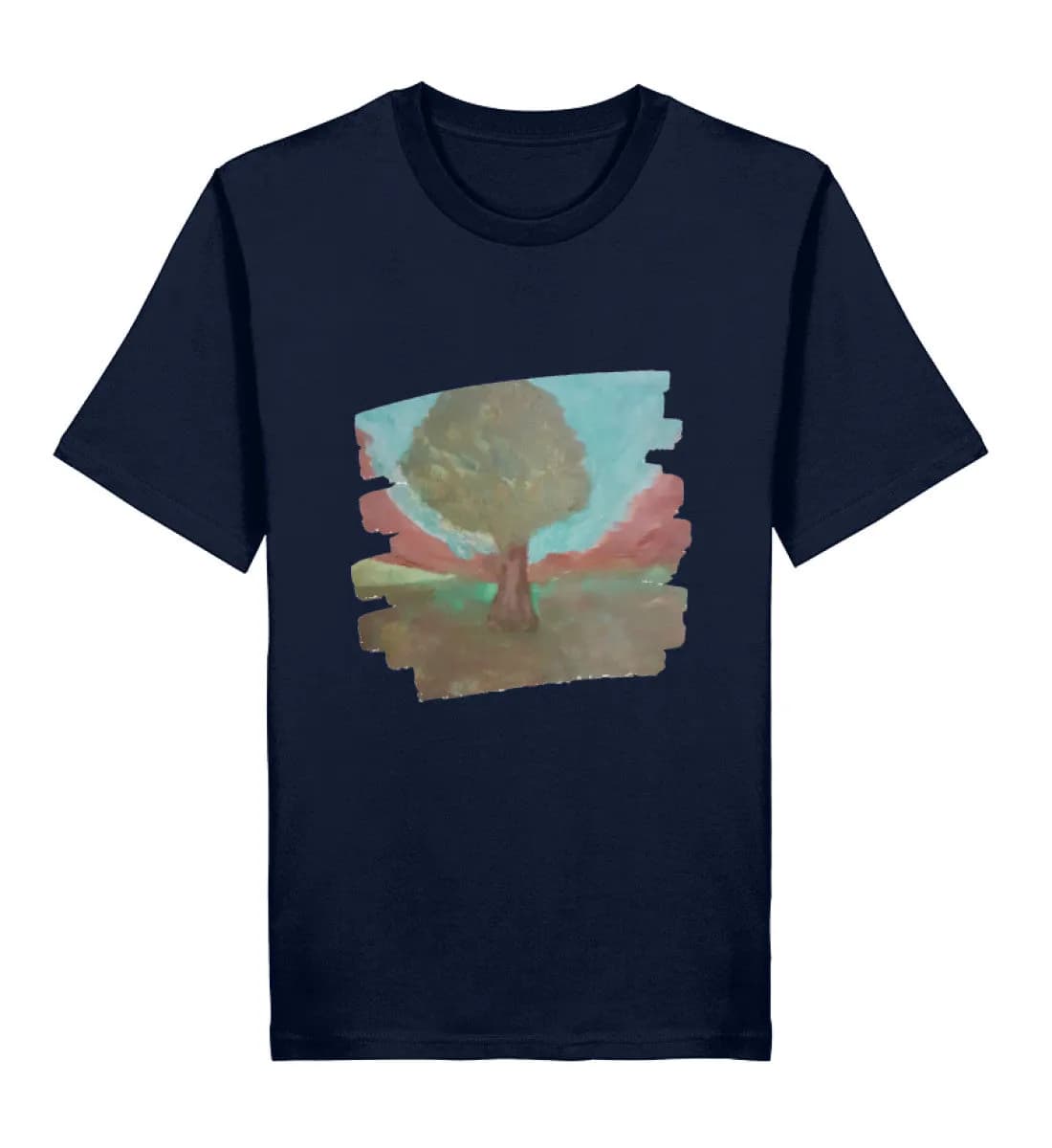 Baum im Tal  - Herren Premium Bio Shirt