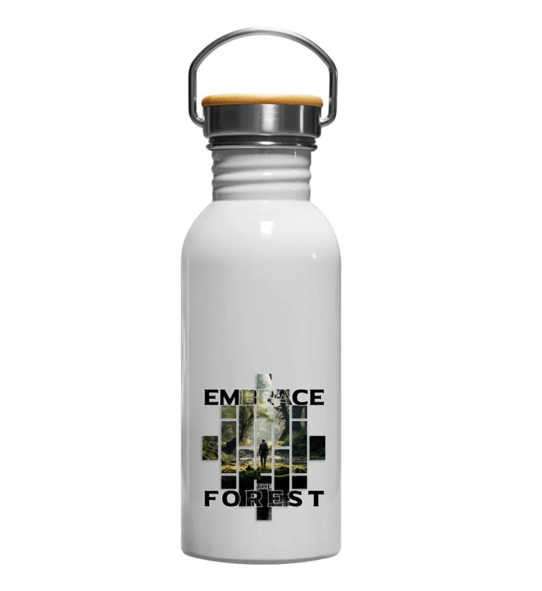 Embrace the forest - Edelstahl Trinkflasche
