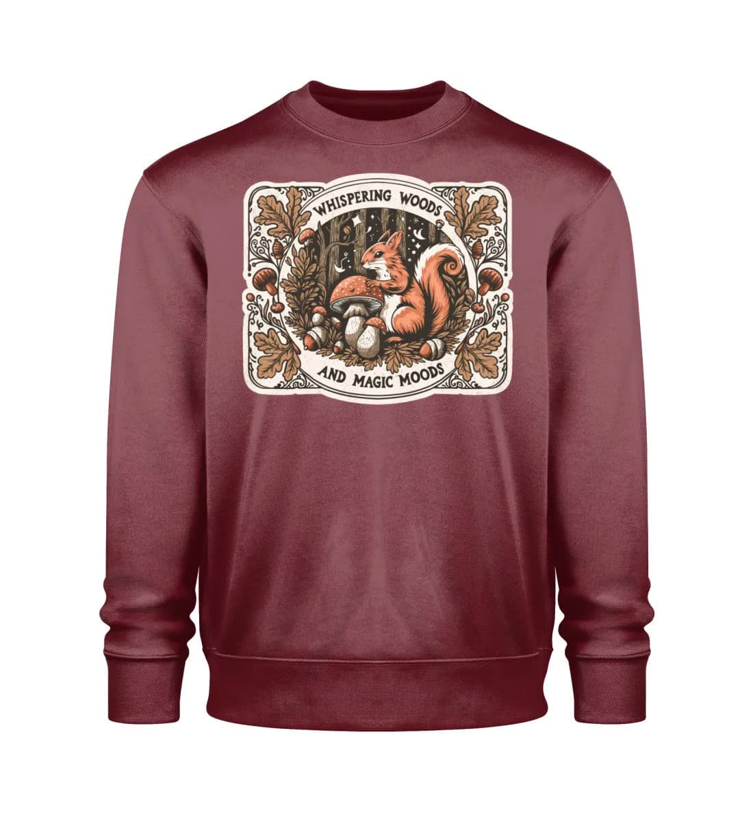 Whispering Woods Squirrel - Unisex Bio Sweatshirt
