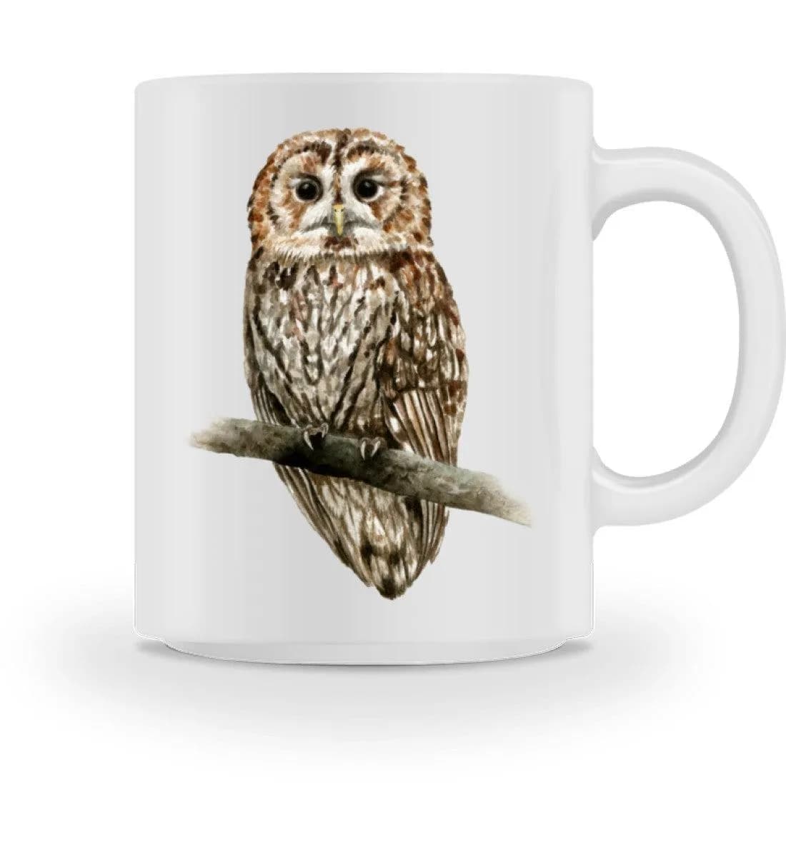 Owl Watercolor - Tasse