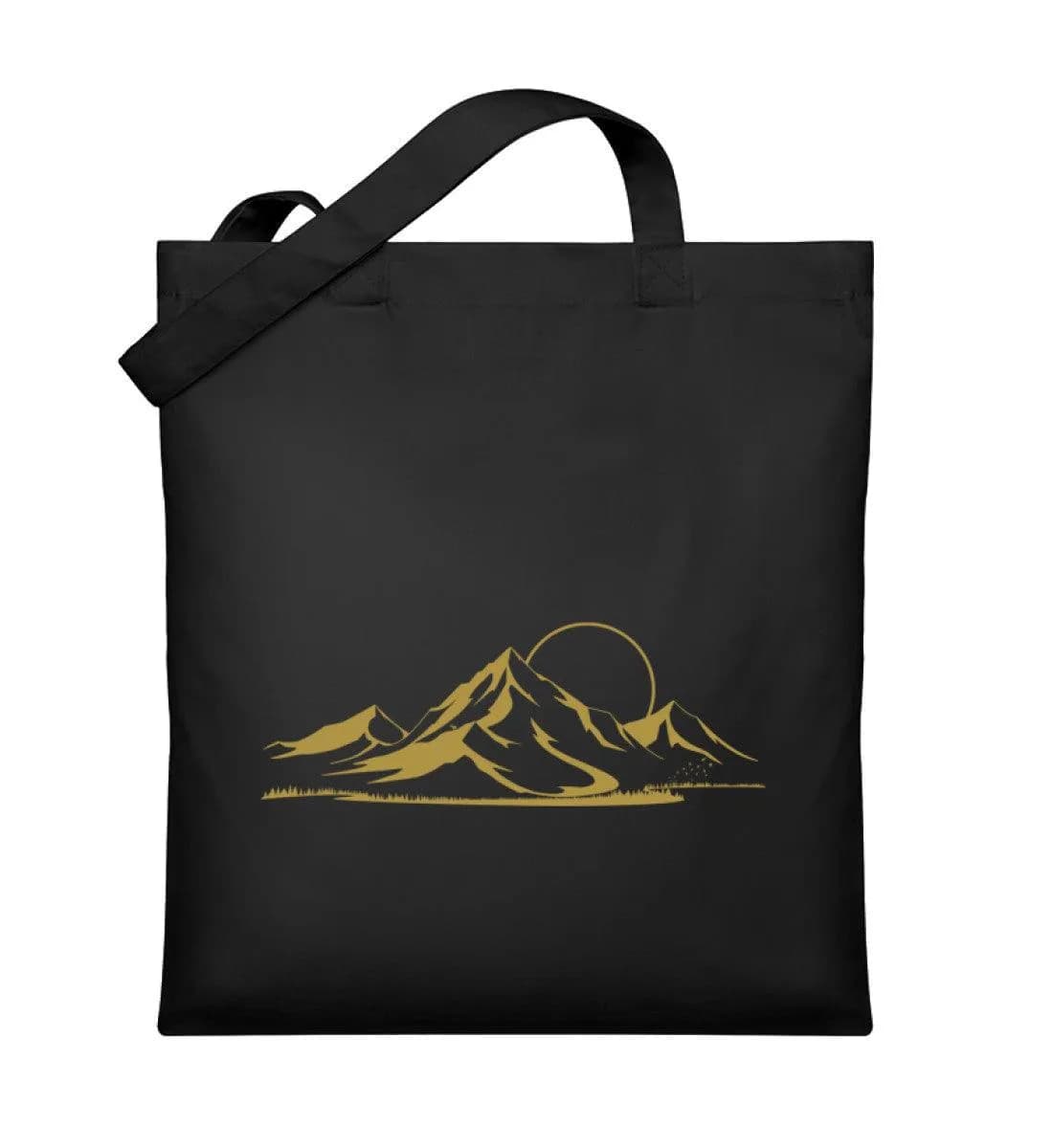 Berglandschaft gold - Organic Jutebeutel