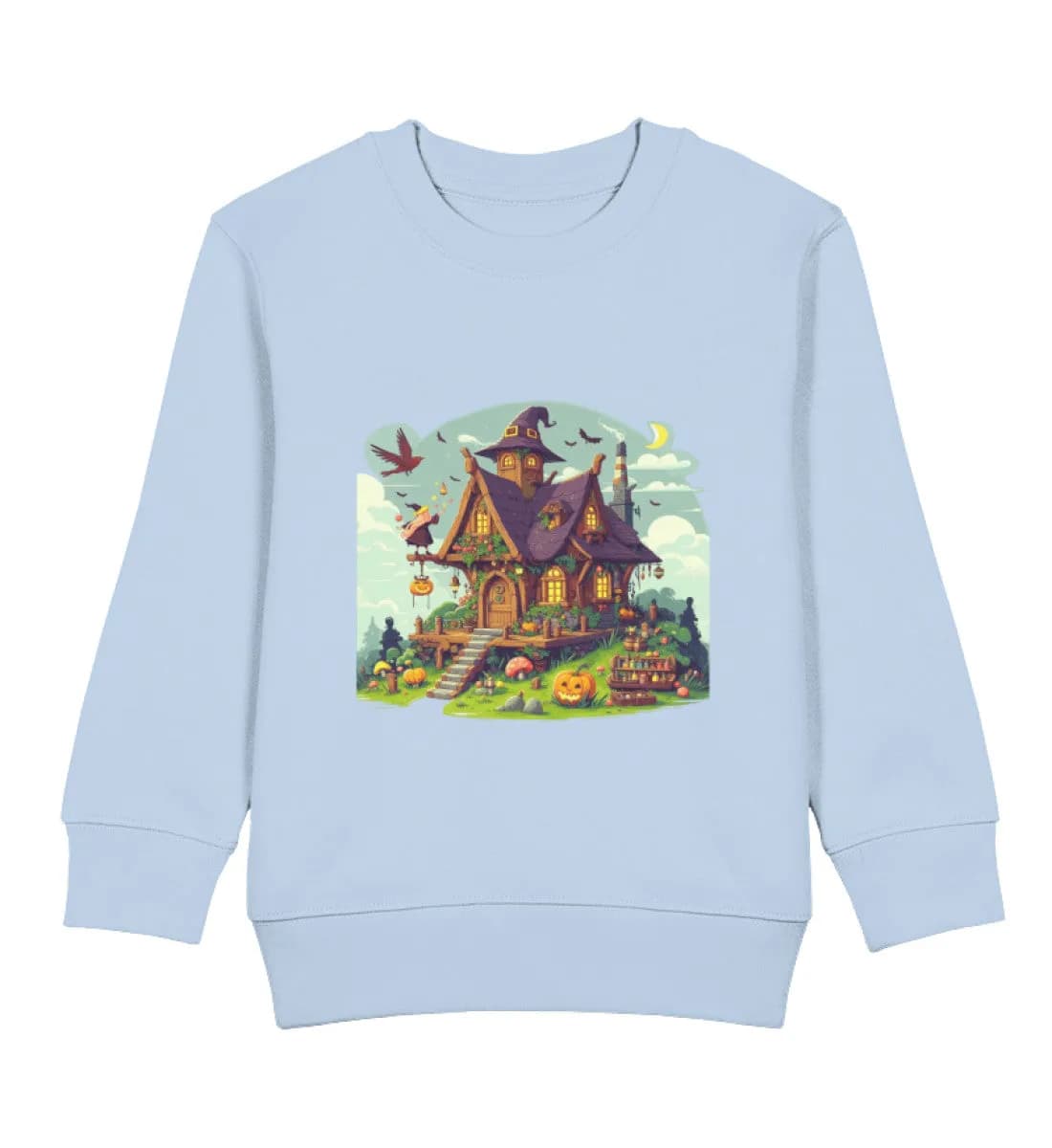 Hänsel und Gretel Hexenhaus  - Kinder Bio Sweatshirt