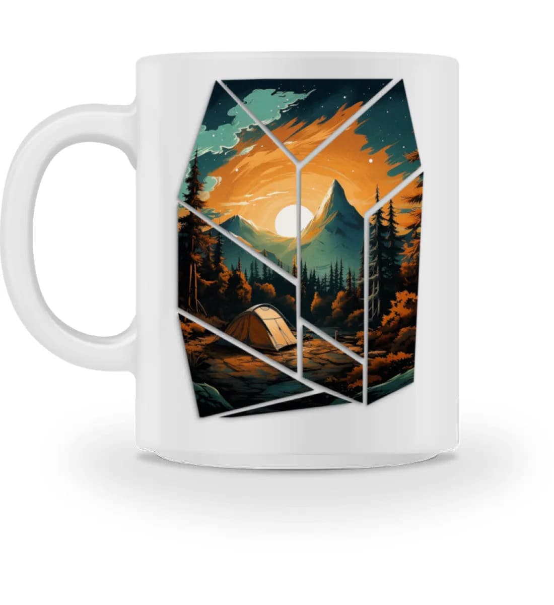 Camping in nature - Tasse
