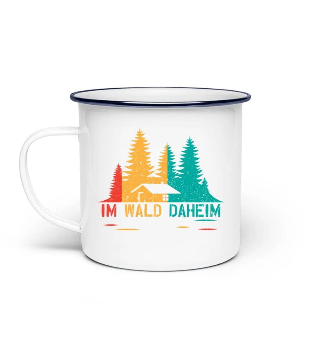 Im Wald daheim - Emaille Tasse